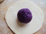 紫薯石榴花兒包的做法 步骤3