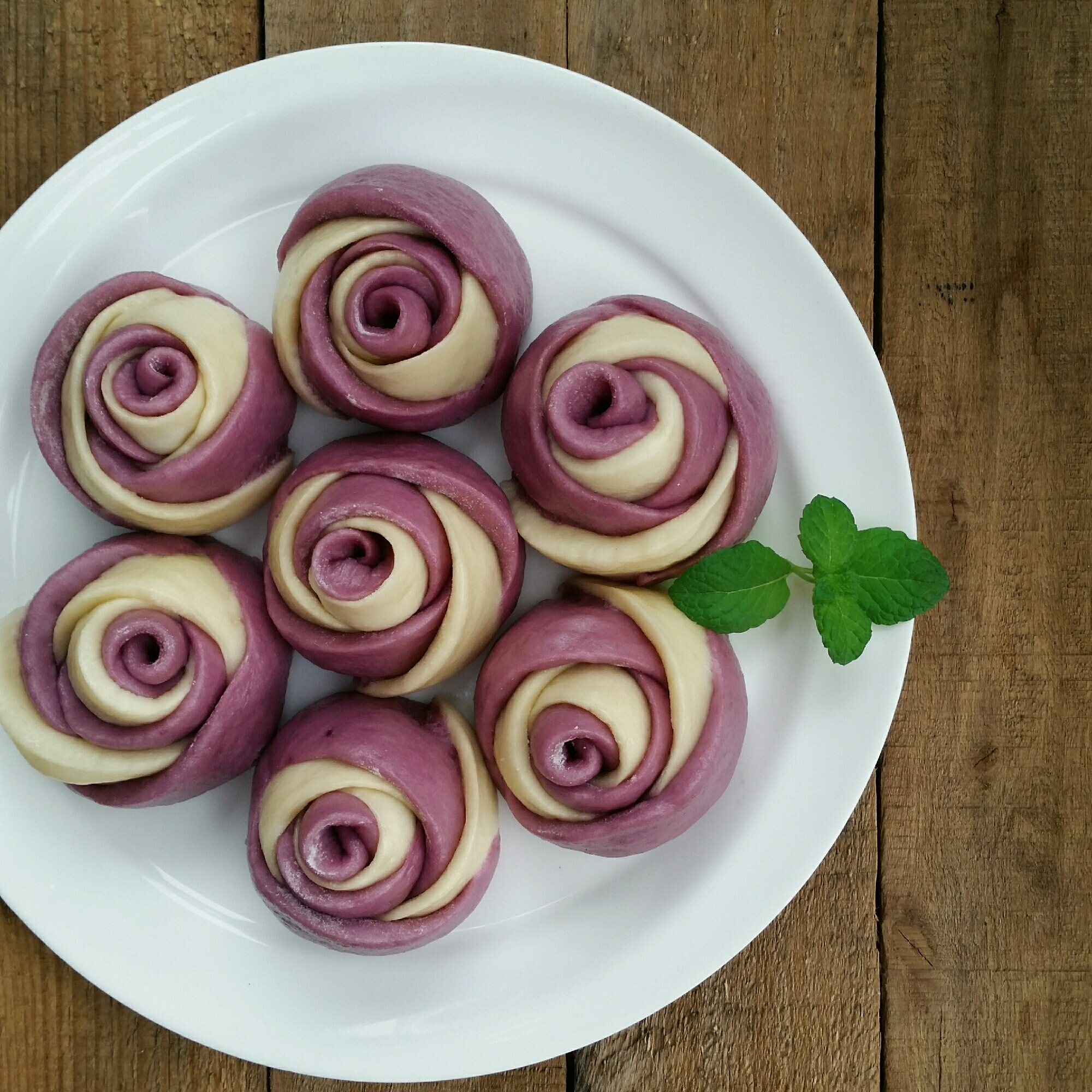 紫薯玫瑰花饅頭的做法 步骤35