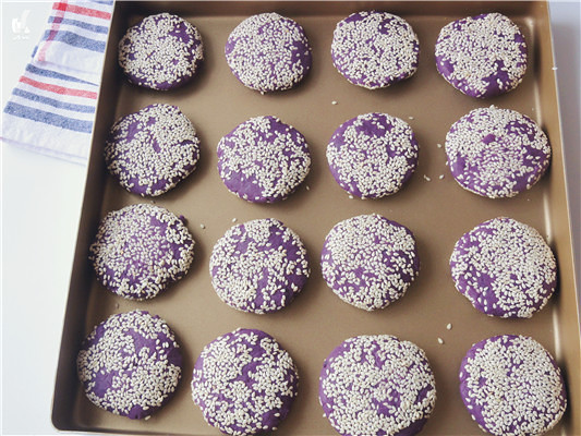 紫薯糯米小餅--超簡單烤箱版的做法 步骤9
