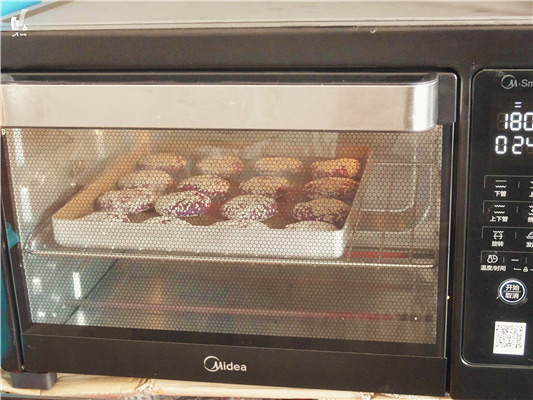 紫薯糯米小餅--超簡單烤箱版的做法 步骤10