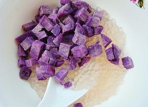 紫薯西米露的做法 步骤3