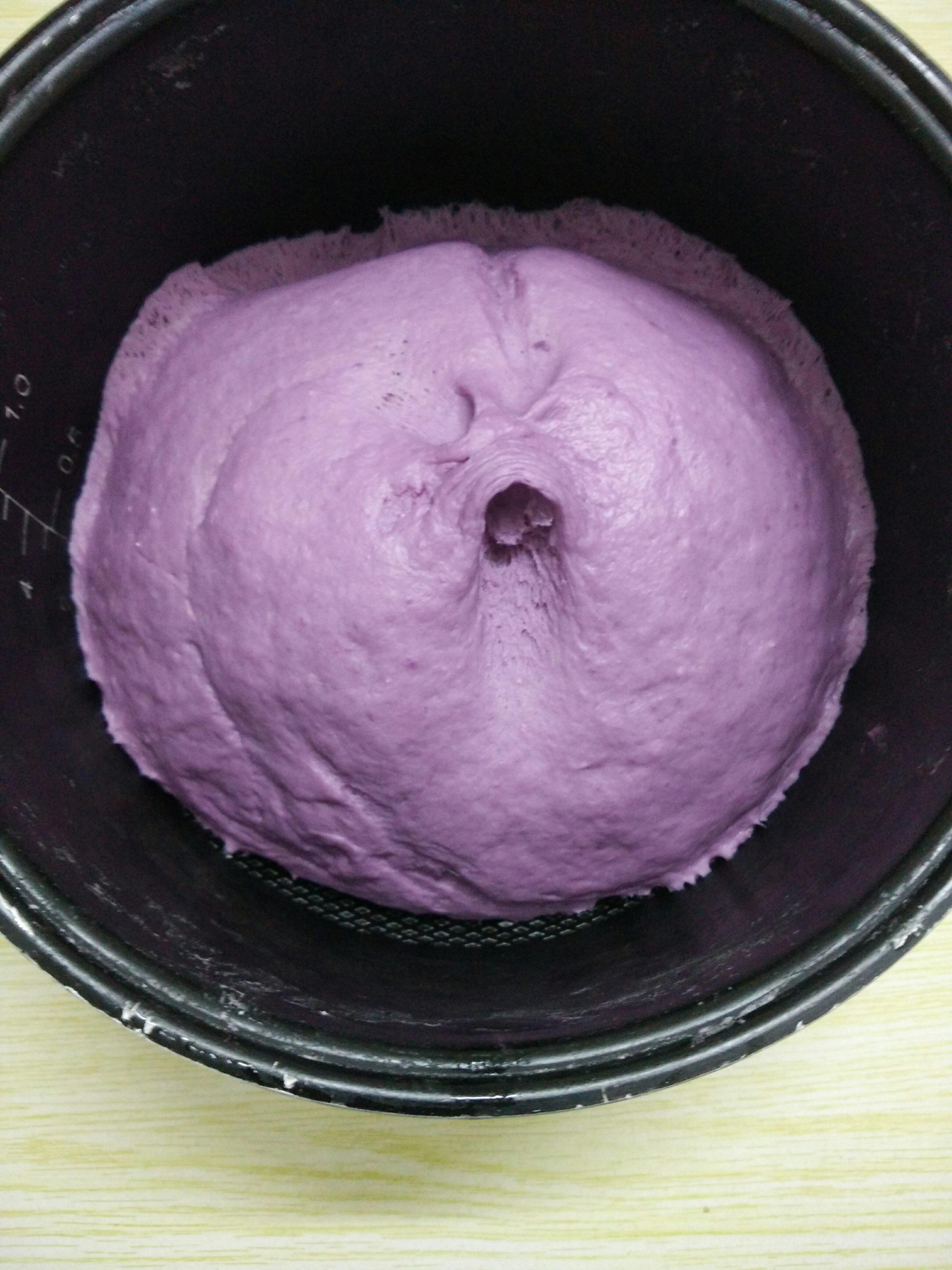 奶香紫薯饅頭的做法 步骤5