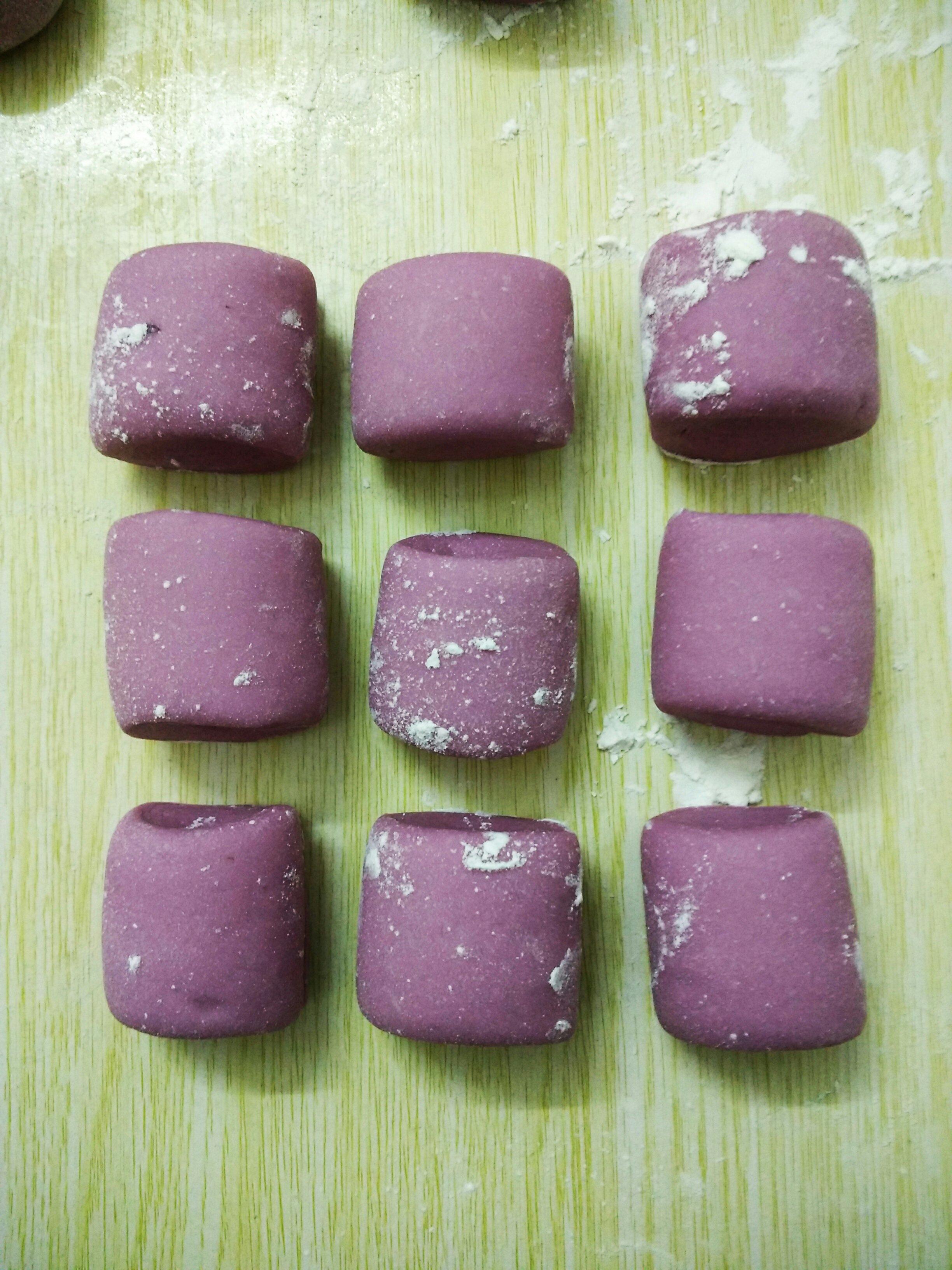 奶香紫薯饅頭的做法 步骤9