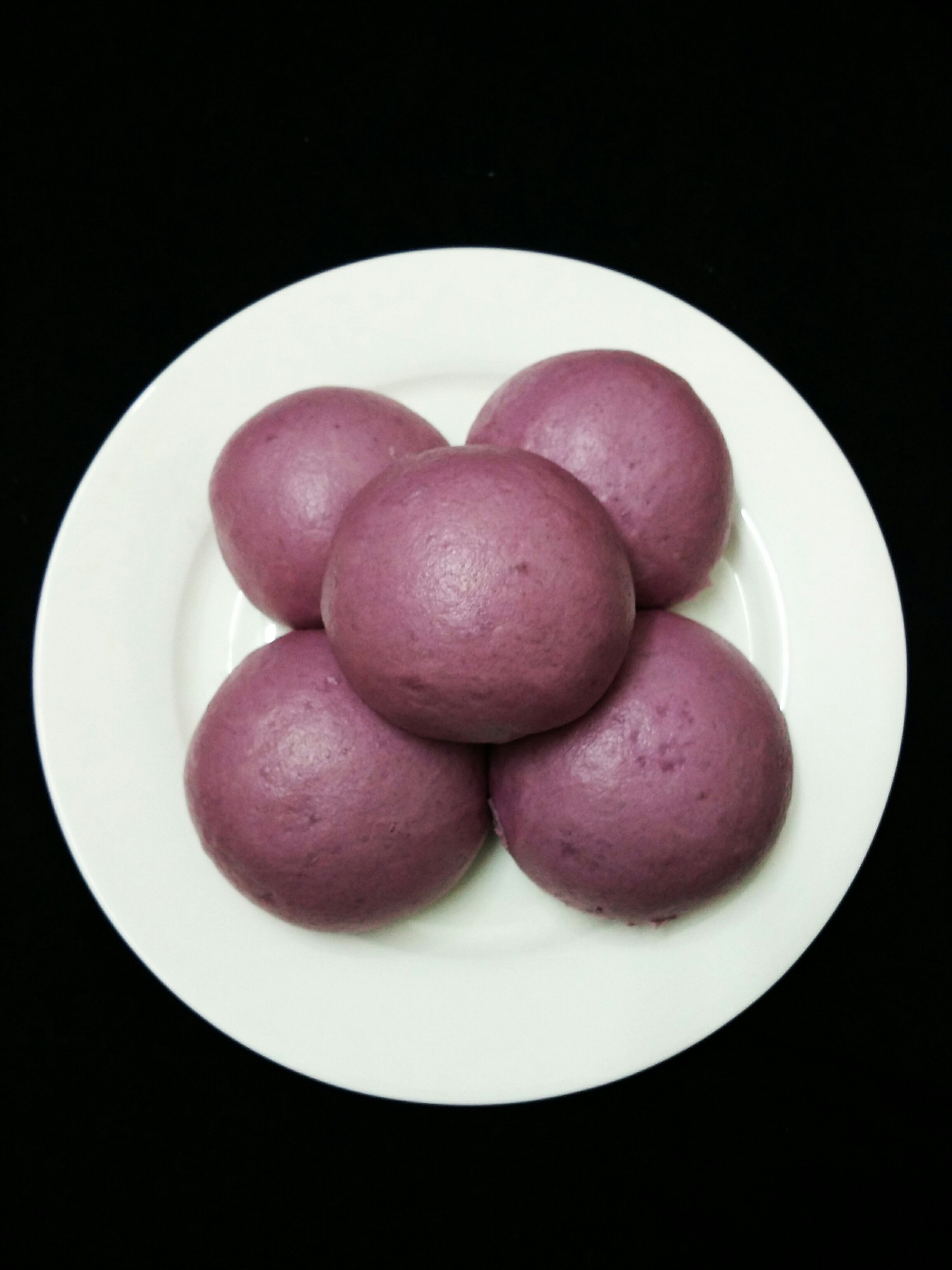 奶香紫薯饅頭的做法 步骤12