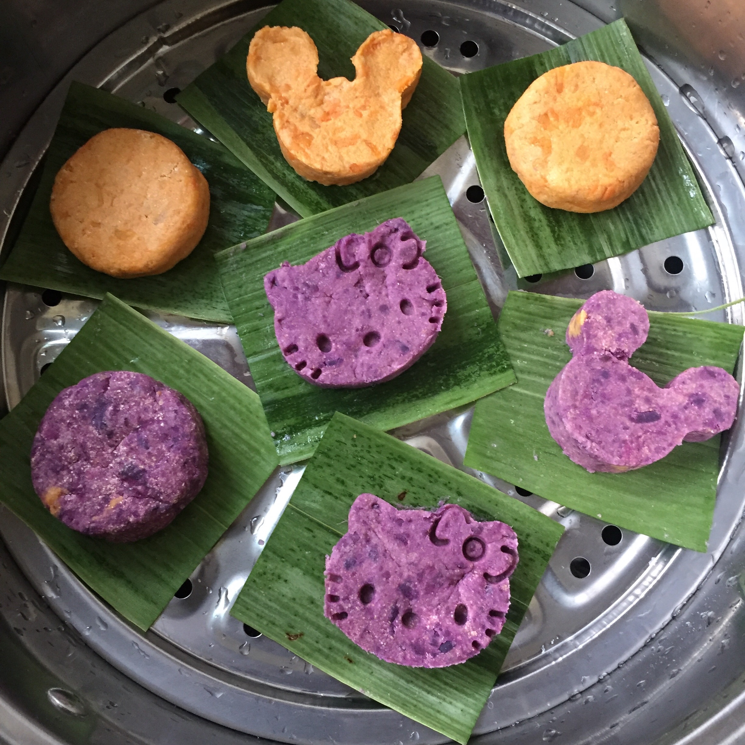 全麥紫薯餅（減脂碳水低GI）糯米口感的做法 步骤4