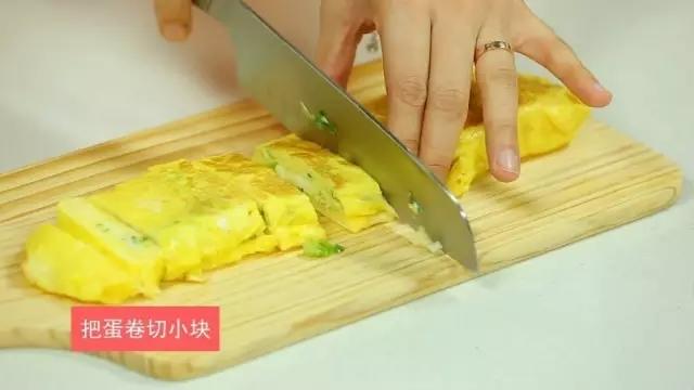 【微體兔菜譜】韓國芝士雞蛋卷的做法 步骤8