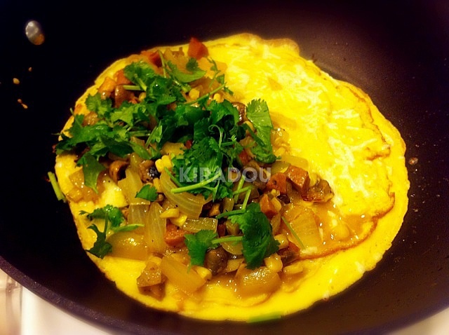 西式乳酪歐姆蛋 omelette的做法 步骤7