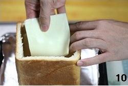 乳酪培根土司堡的做法 步骤10