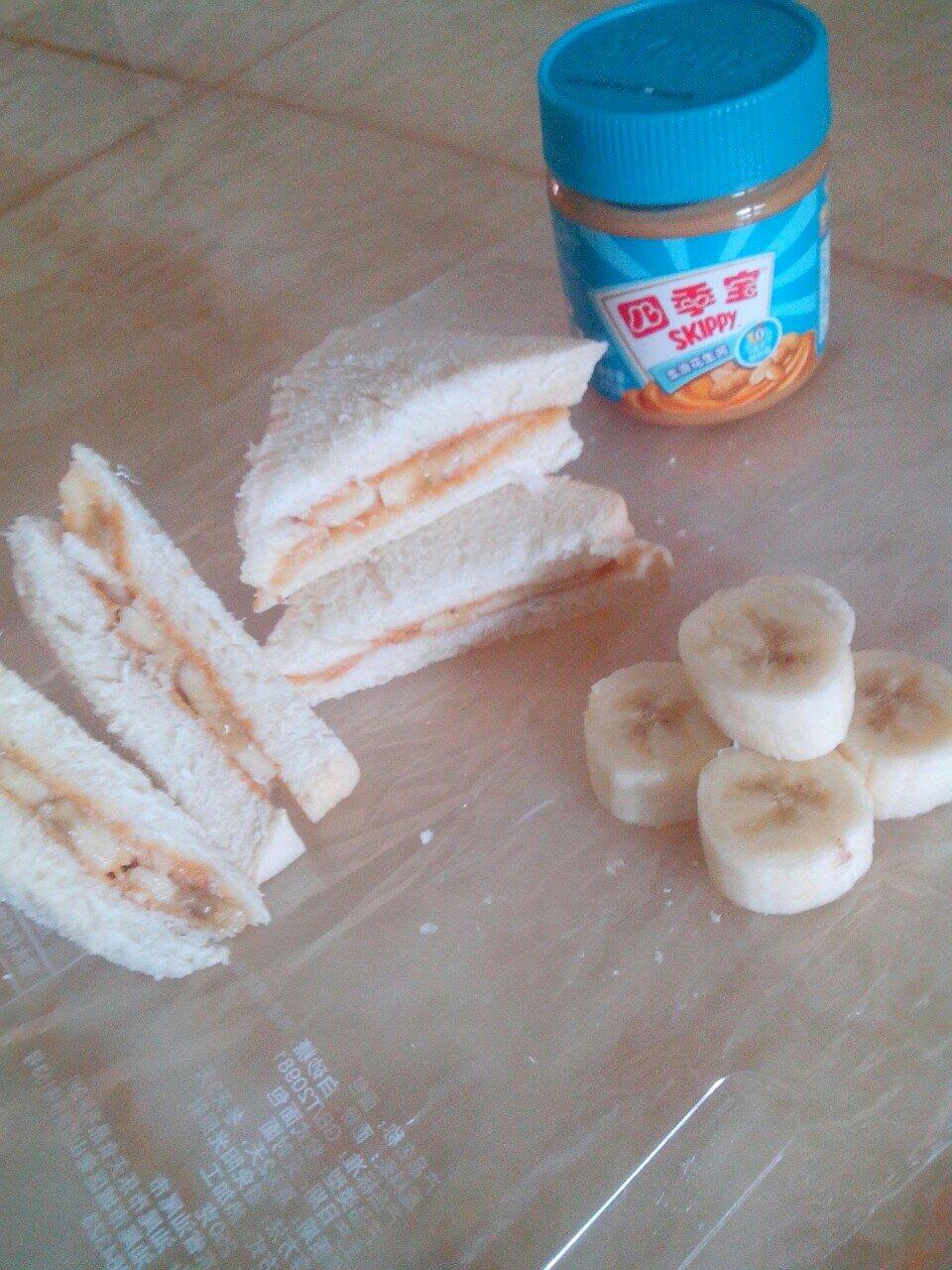 迷你花生醬香蕉三明治的做法 步骤5