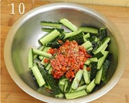 酸辣香脆黃瓜條的做法 步骤10