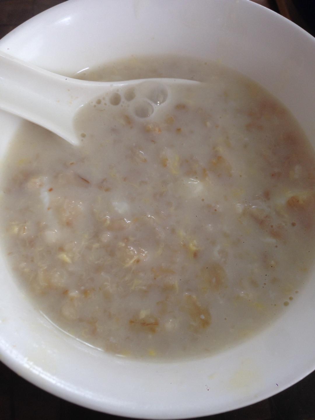 健康減脂快手早餐-香滑牛奶雞蛋麥片的做法 步骤6