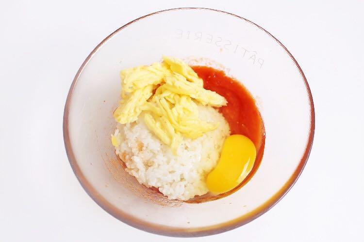 寶寶輔食：番茄乳酪米餅 換個花樣做輔食，胃口大開吃光光！的做法 步骤4
