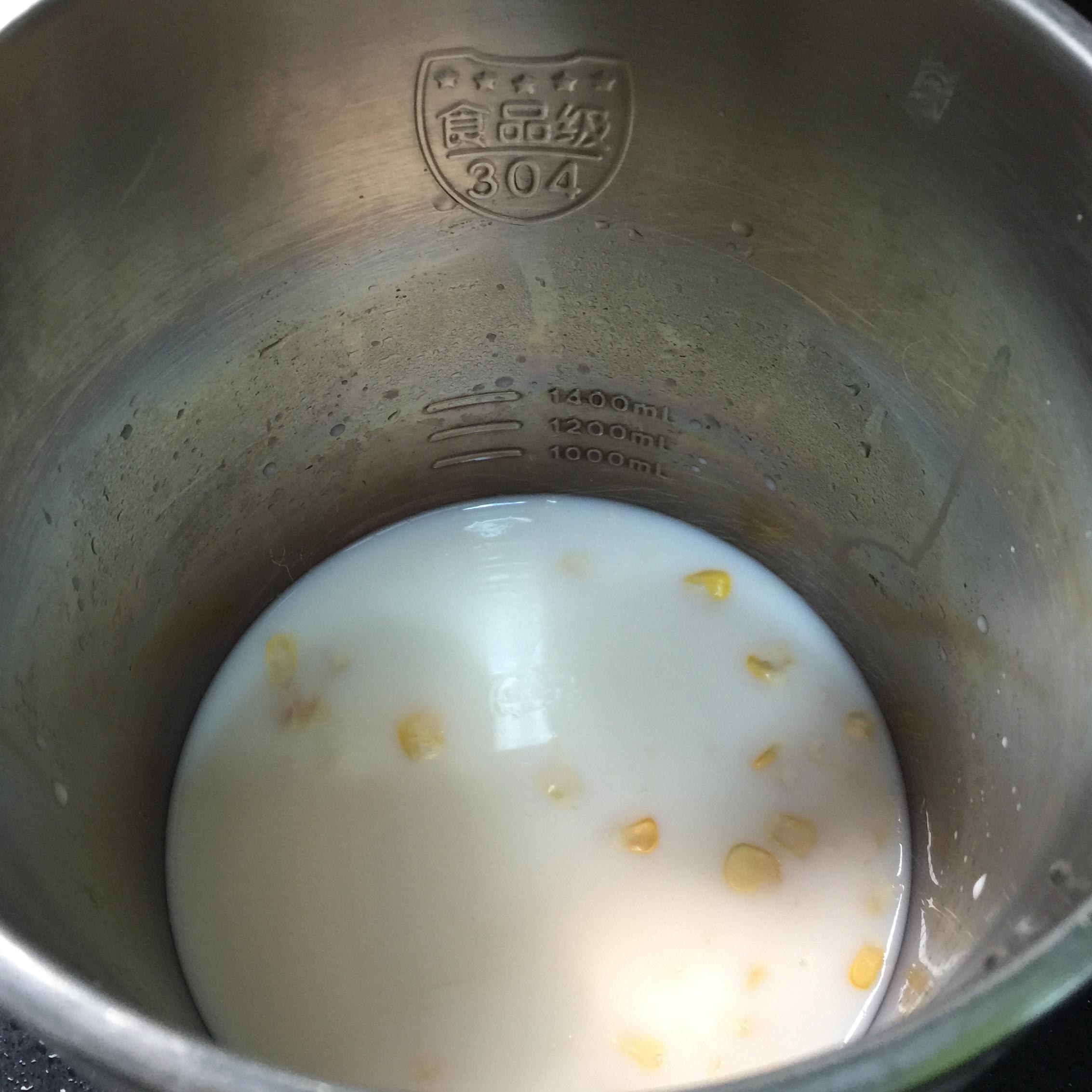 豆漿機版奶香玉米汁（附快速剝玉米的方法）的做法 步骤4
