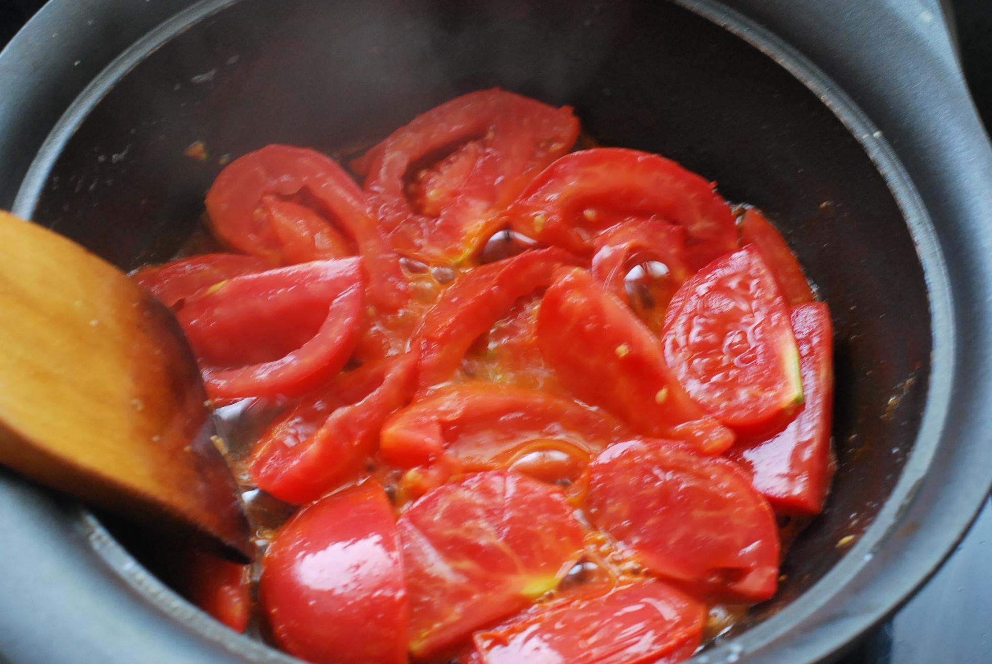 西紅柿煎蛋面的做法 步骤5