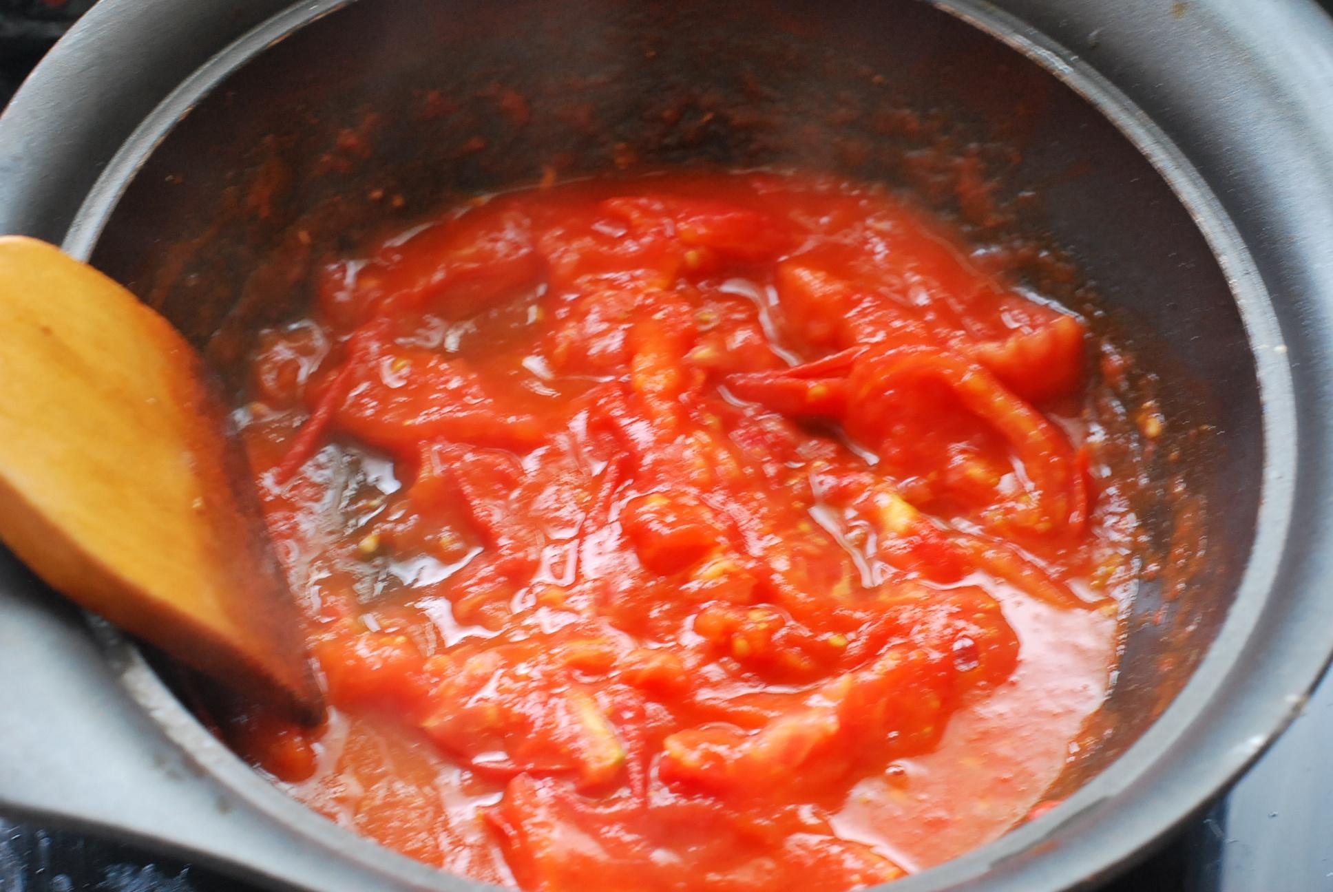 西紅柿煎蛋面的做法 步骤7