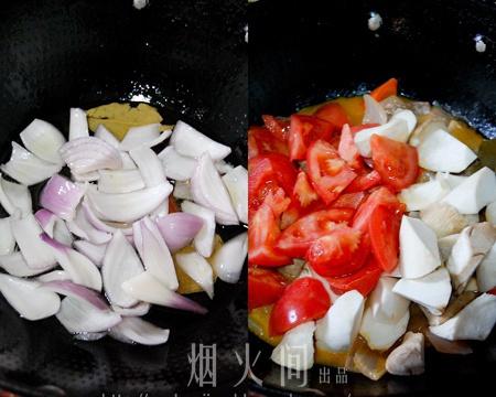 番茄蘑菇燉牛肉的做法 步骤4