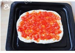 彩椒午餐肉披薩的做法 步骤8