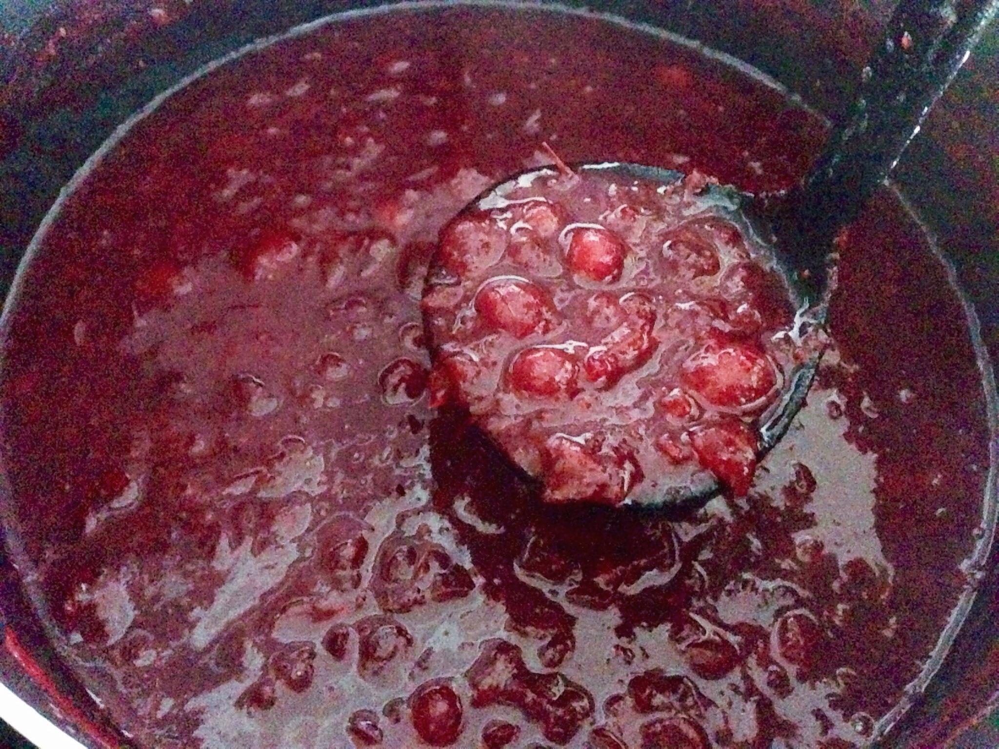 整顆果的蔓越莓醬（感恩節火雞配醬&吐司抹醬通用）的做法 步骤5