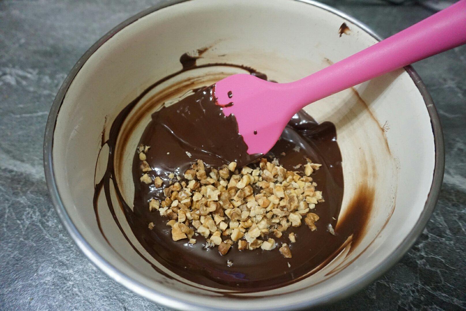 巧克力核桃抹茶蛋糕的做法 步骤9