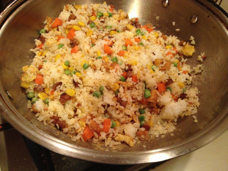 簡單的炒米飯～（詳細圖解）的做法 步骤6