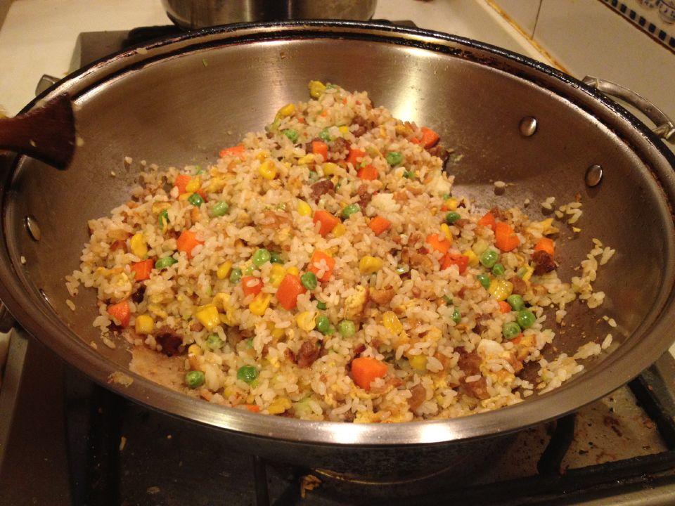 簡單的炒米飯～（詳細圖解）的做法 步骤8
