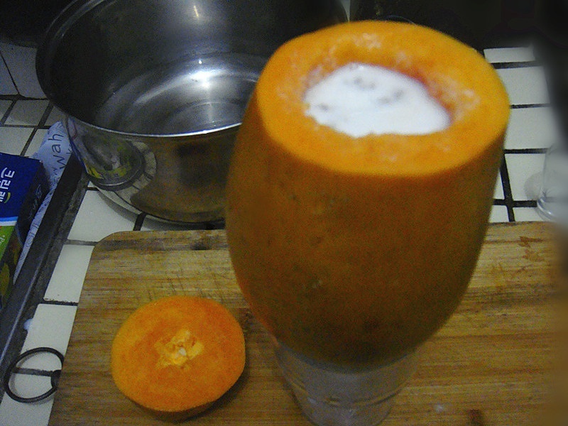木瓜椰奶雪蛤凍的做法 步骤7