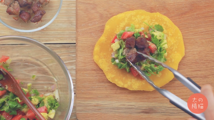墨西哥牛肉玉米餅 | 太陽貓早餐的做法 步骤6