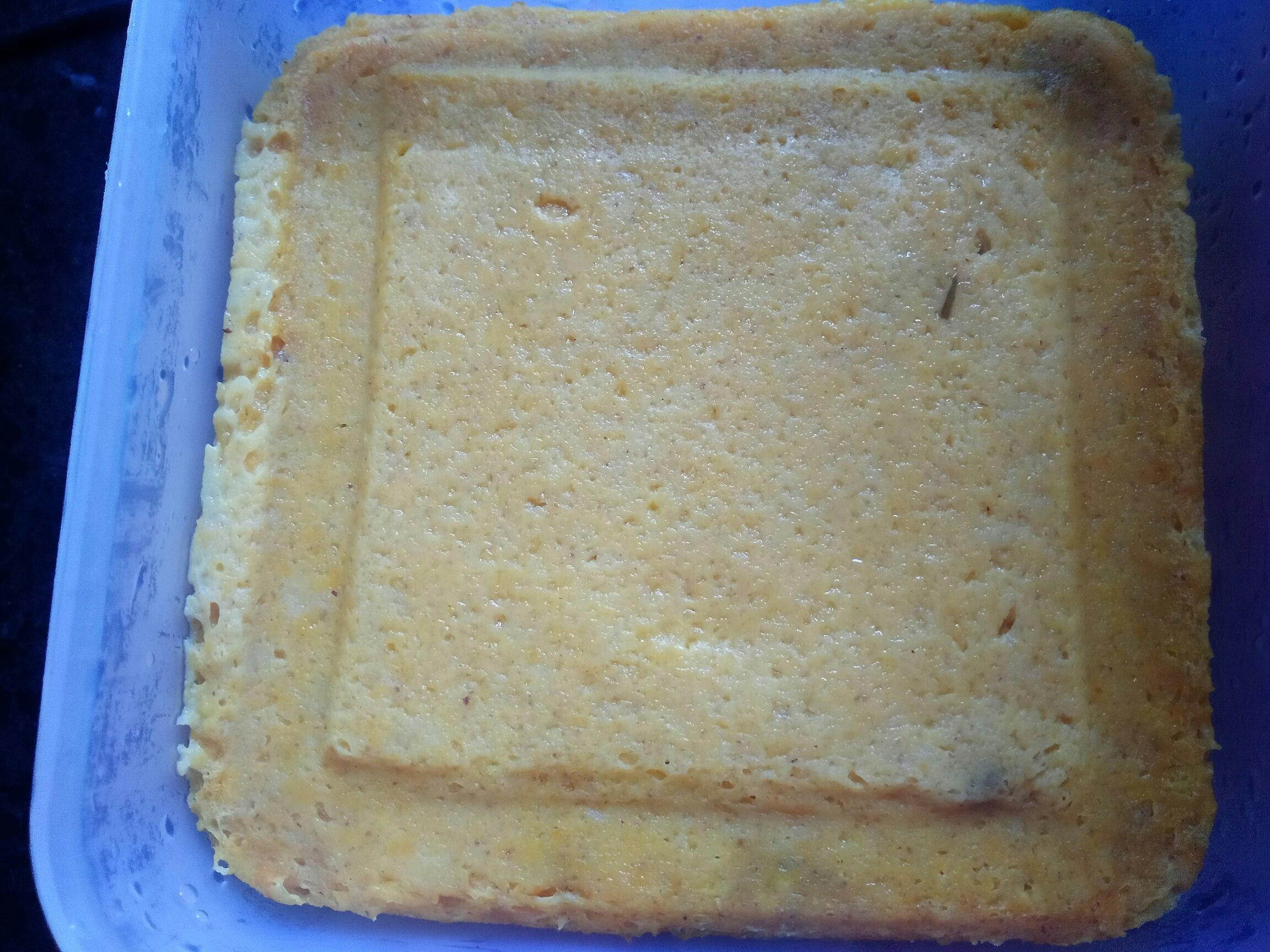 無油無糖高飽腹低卡快手微波爐南瓜蛋糕的做法 步骤7