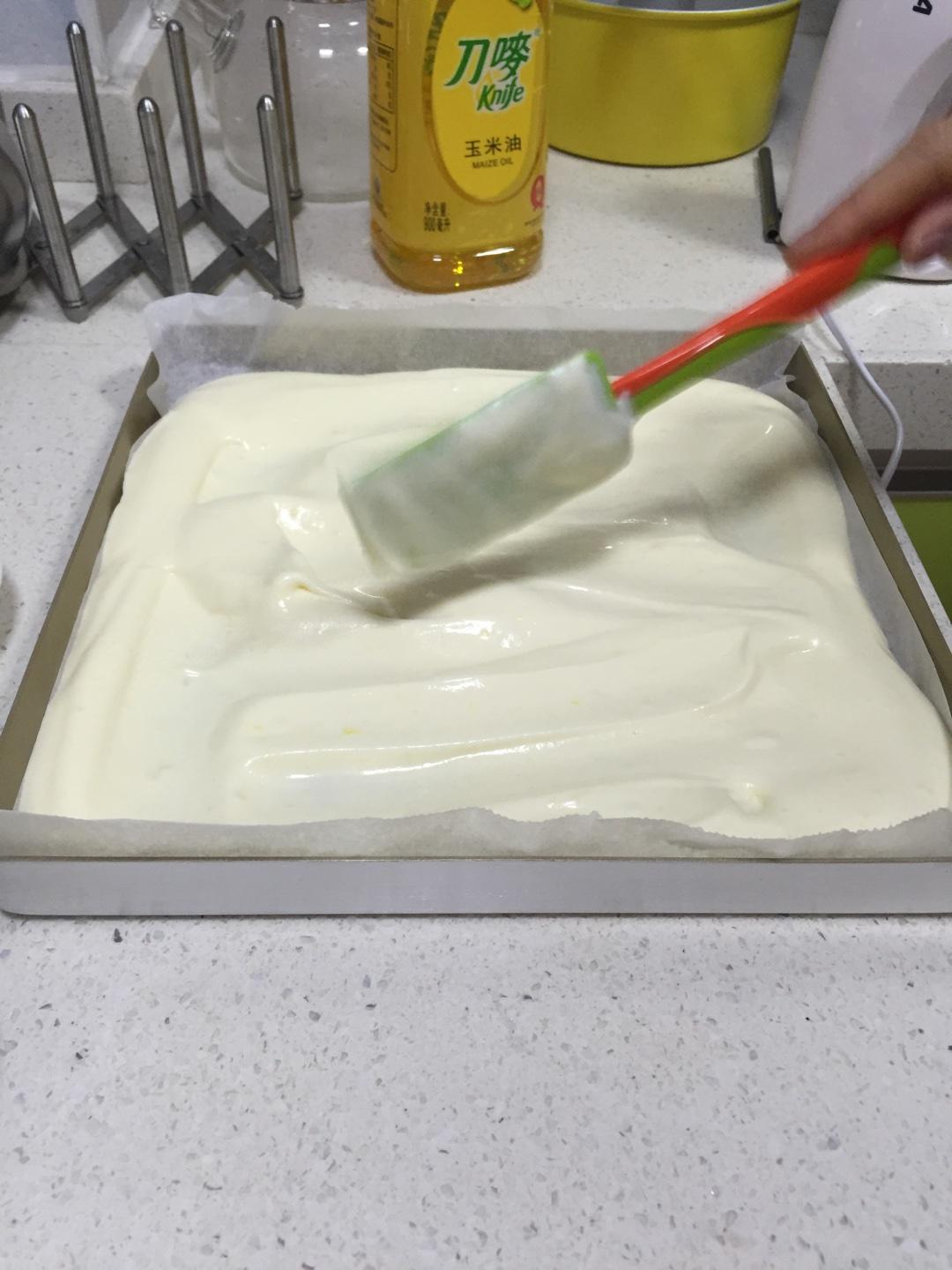 芒果奶油蛋糕卷（厚蛋糕卷版）的做法 步骤10