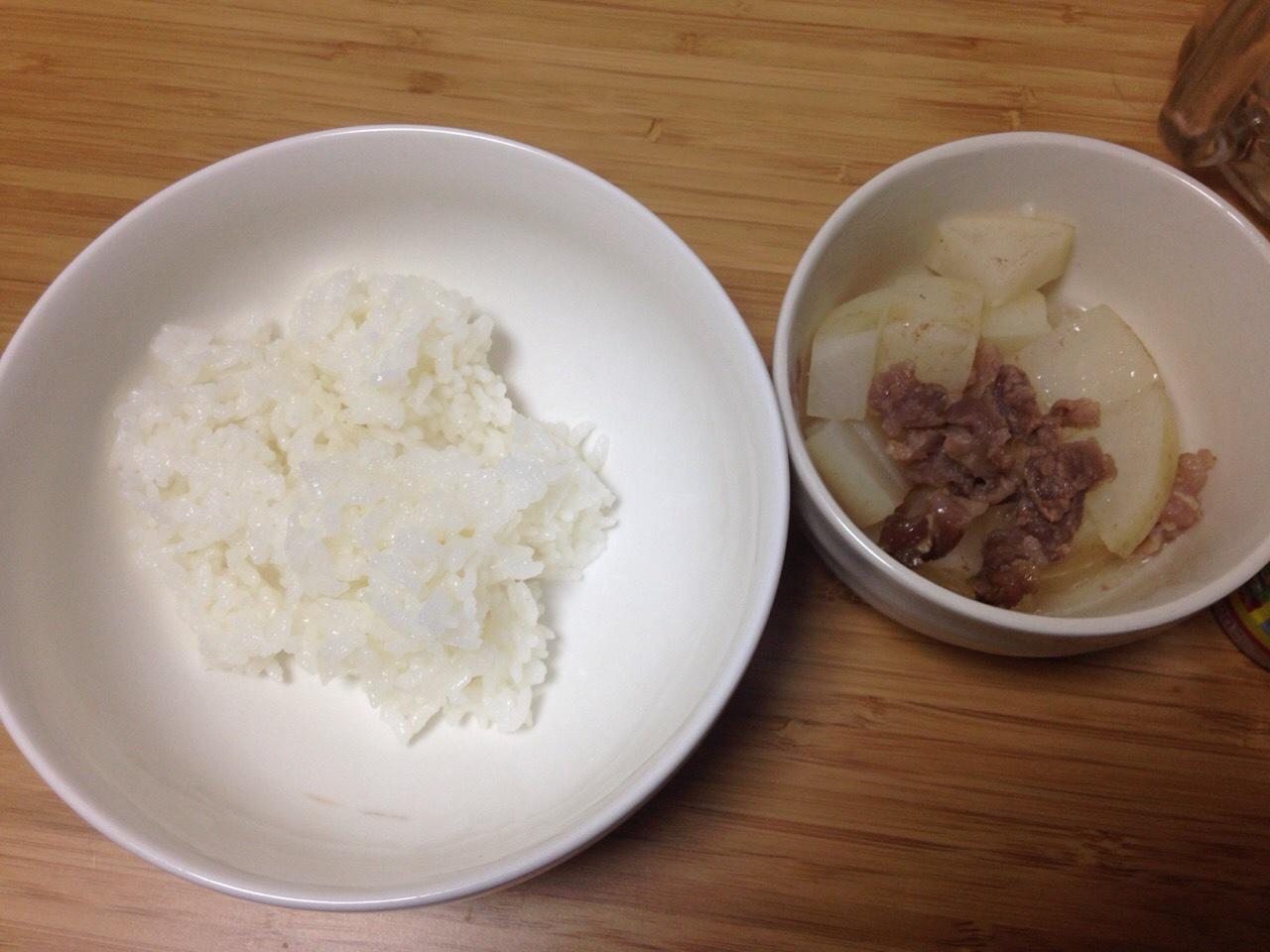 【電飯煲一人食】牛筋蘿蔔+米飯的做法 步骤5
