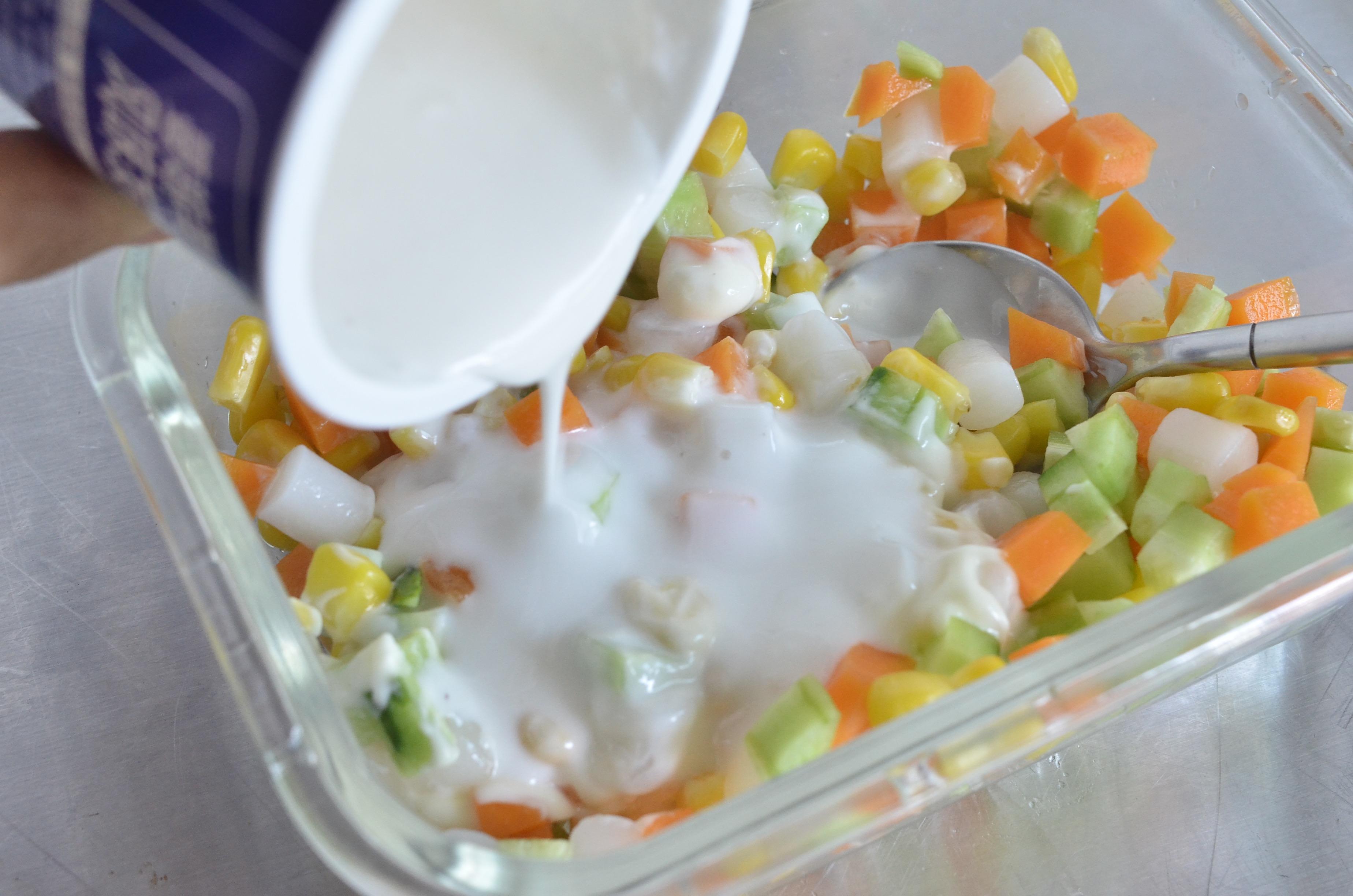 時蔬年糕沙拉的做法 步骤10