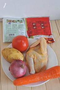 紅咖哩雞肉燉雜蔬的做法 步骤1