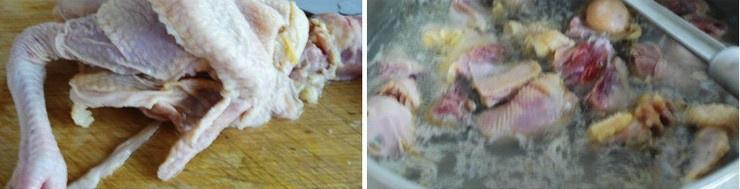 玉米筍燒嫩雞的做法 步骤1