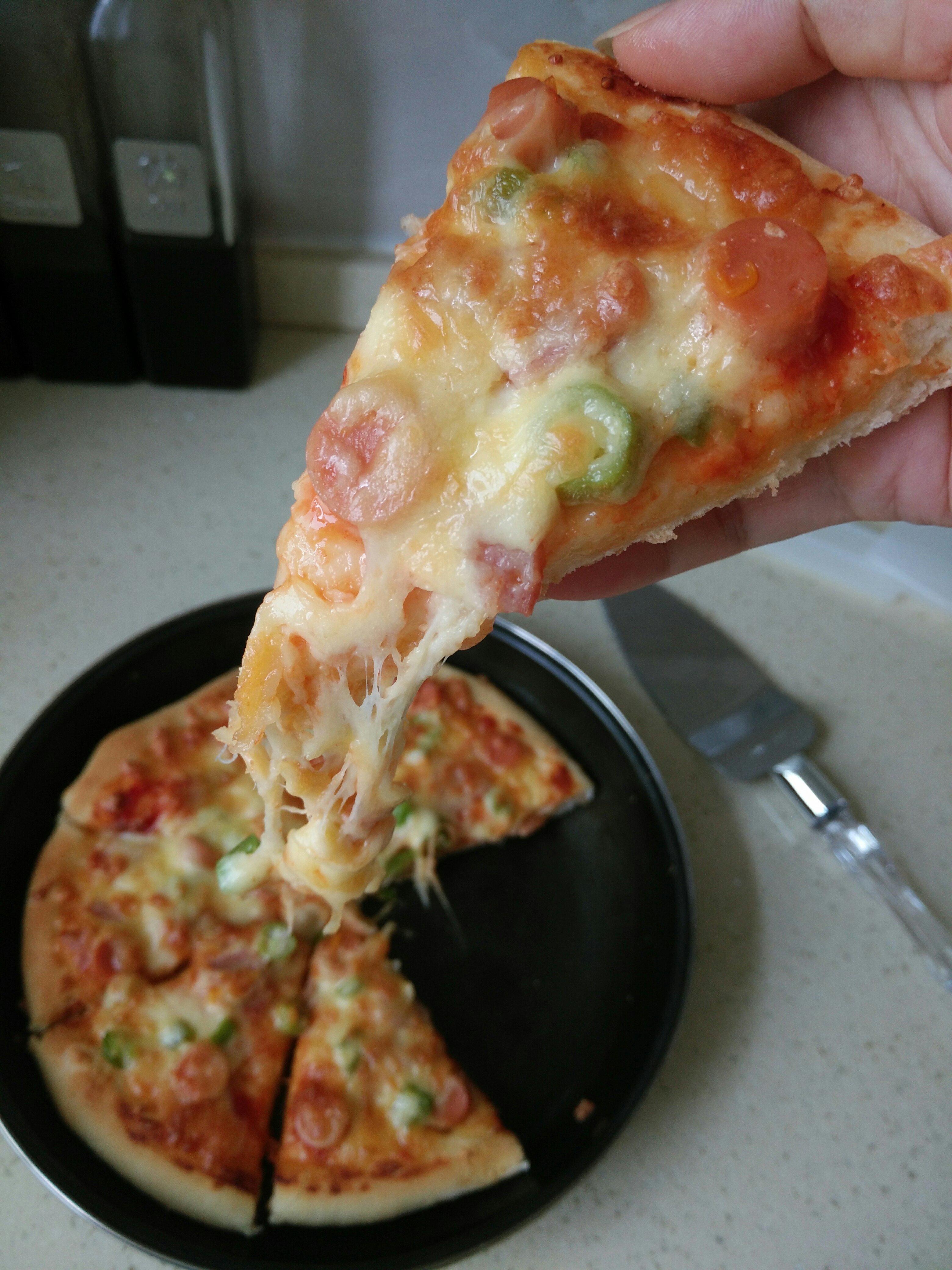 自創韓味披薩，哈哈的做法 步骤9