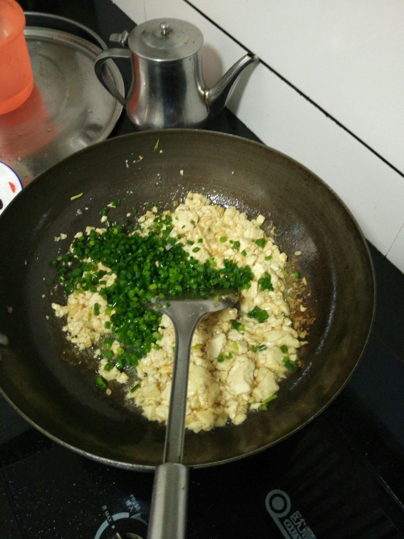 超下飯的蔥花豆腐的做法 步骤5