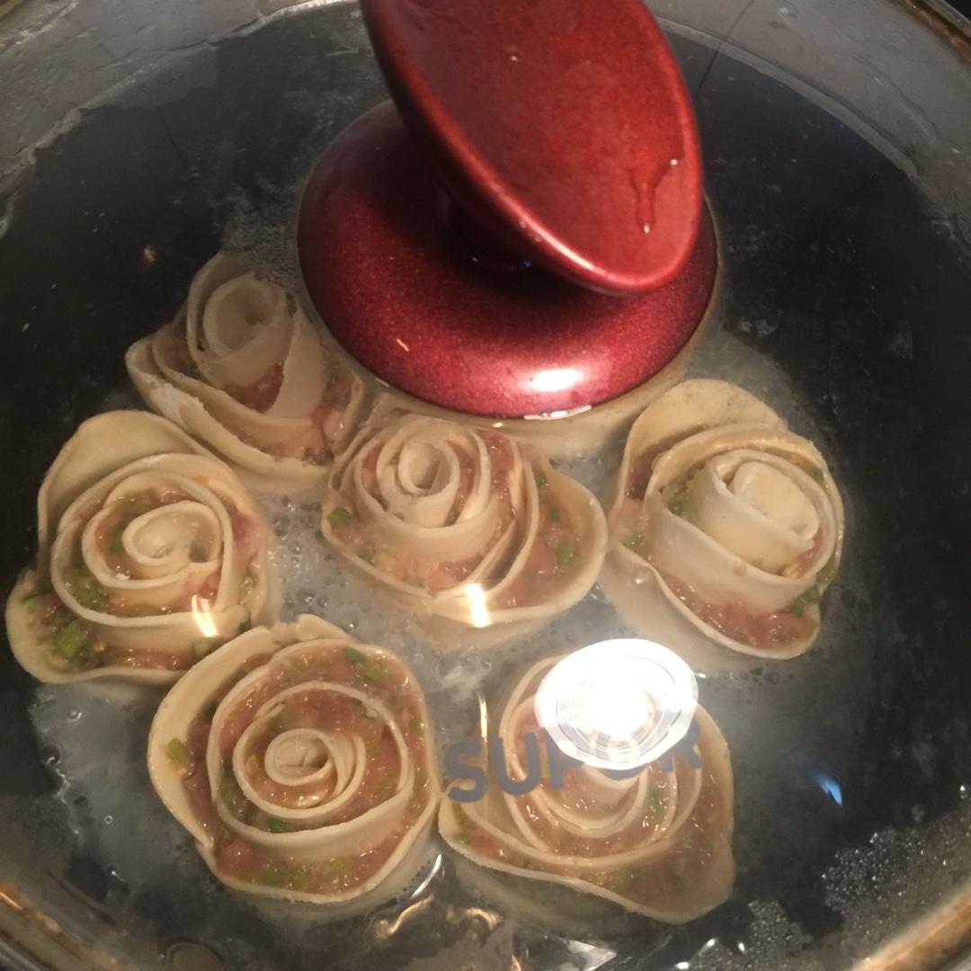 玫瑰煎餃(附簡單版油潑辣子)的做法 步骤20