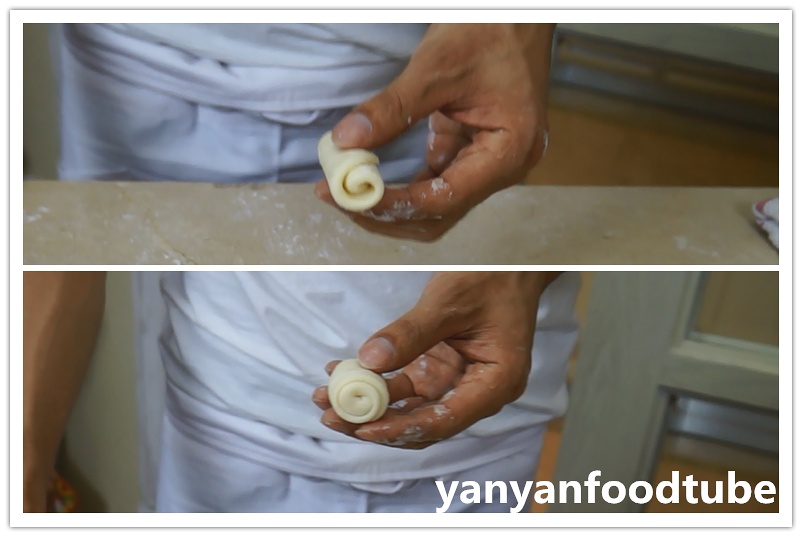 蛋黃酥 Danhuangsu的做法 步骤7