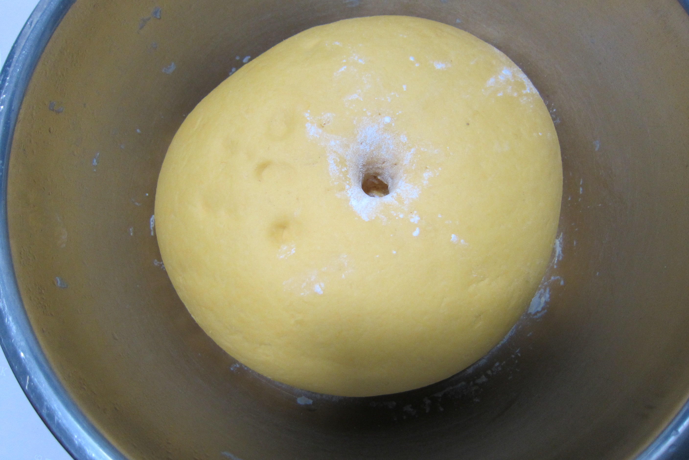 新手也可以--詳解如何做出人見人愛、金黃的南瓜饅頭的做法 步骤5