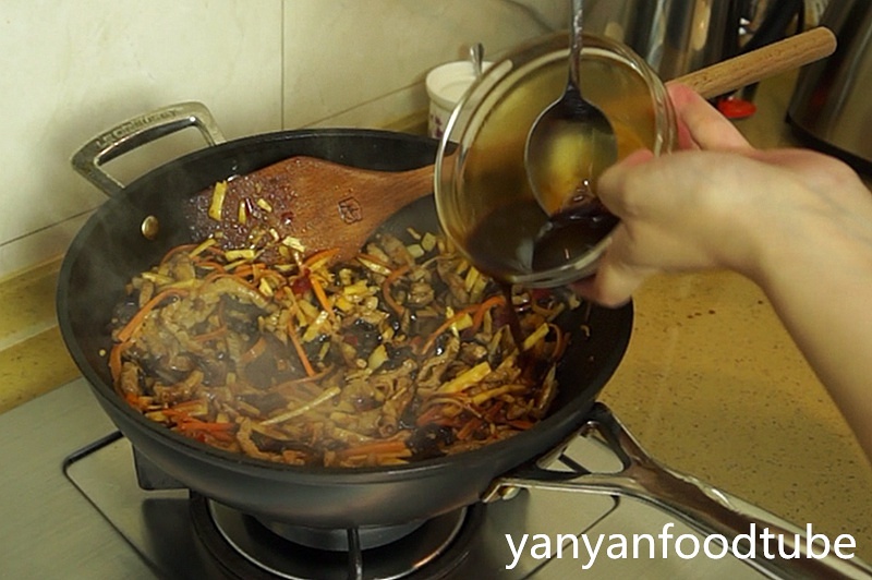 魚香肉絲Yuxiang Shredded Pork的做法 步骤7
