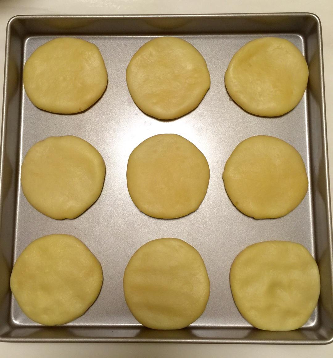 老婆餅（奶黃餡、黃油版）的做法 步骤9