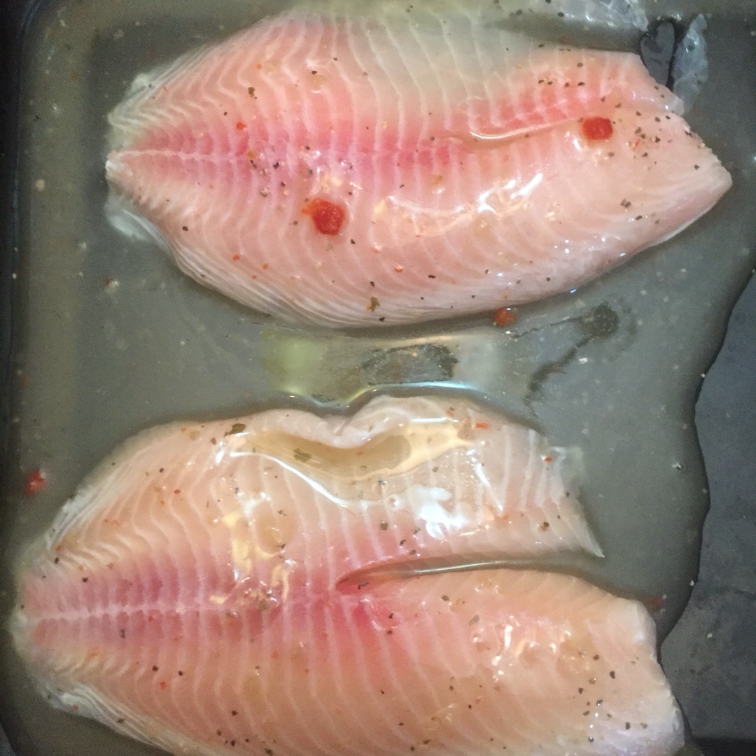 世上最隨意的零失誤菜譜- 烤羅非魚Baked Tilapia的做法 步骤6