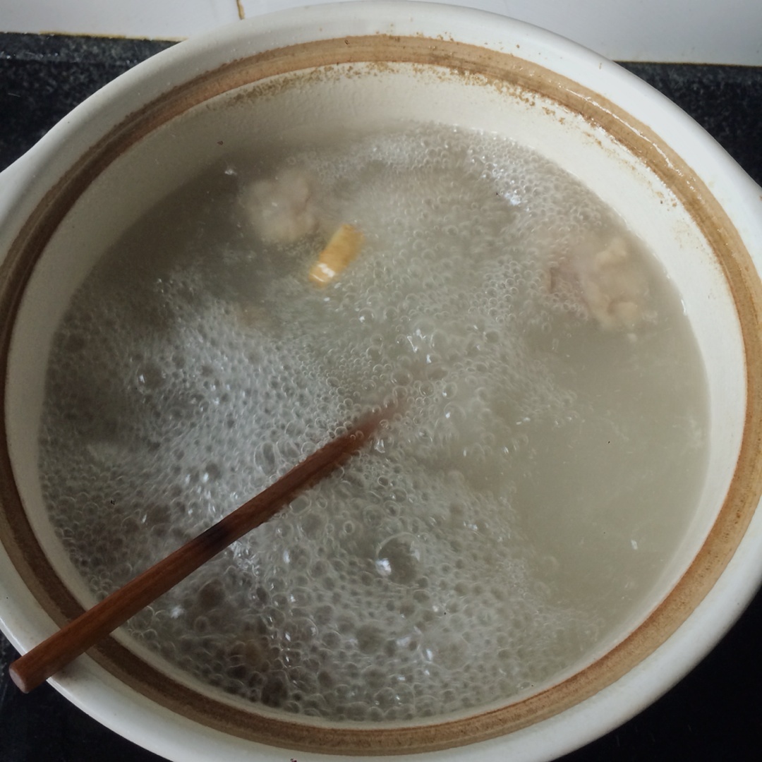 乾貝排骨海鮮粥的做法 步骤4
