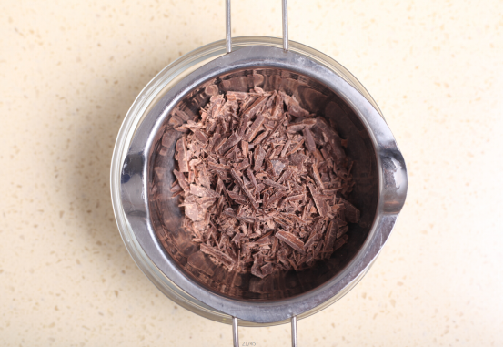 七夕情人節食譜——巧克力酸奶芝士凍糕的做法 步骤9