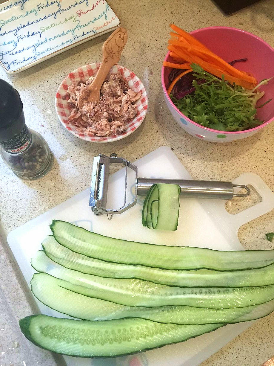 黃瓜沙拉卷的做法 步骤1
