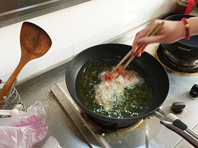 超級嫩的青椒牛肉絲的做法 步骤6