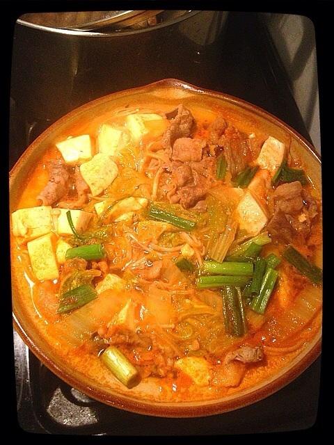 韓式肥牛豆腐煲的做法 步骤8
