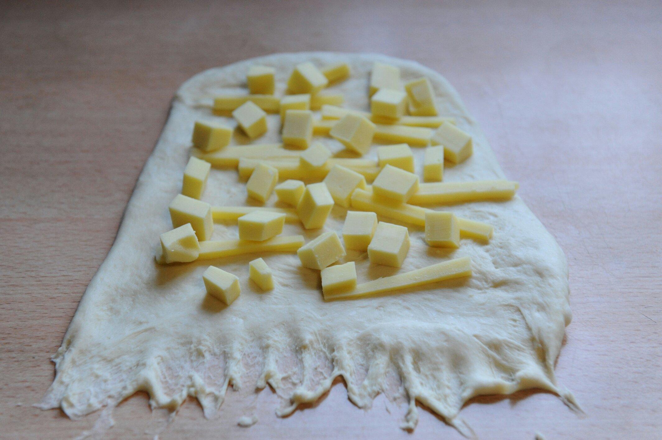 三重乳酪麪包--乳酪控絕佳選擇的做法 步骤2