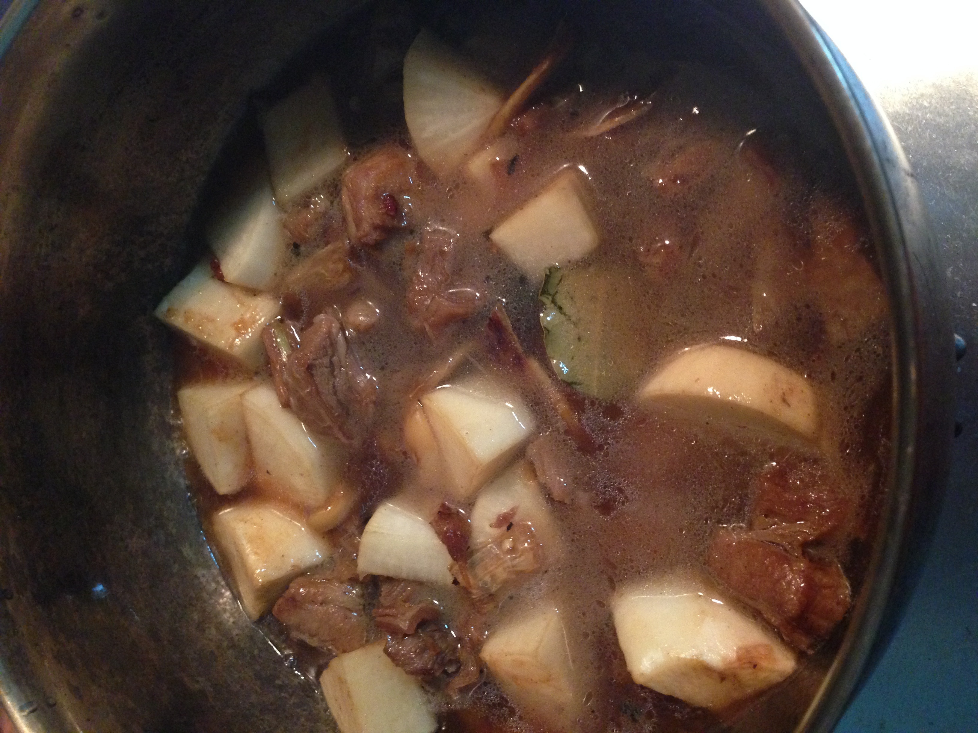 蘿蔔牛腩煲（無柱候醬無高壓鍋無沙煲版）的做法 步骤5