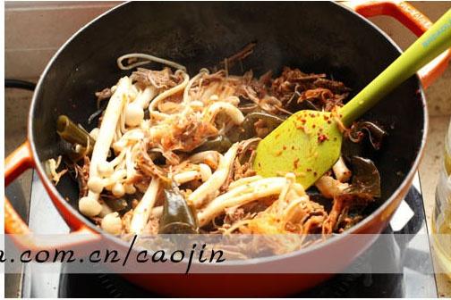 韓式辣牛肉湯飯的做法 步骤5