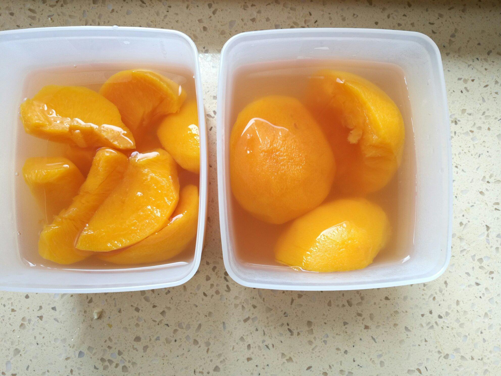 黃桃罐頭的做法 步骤2